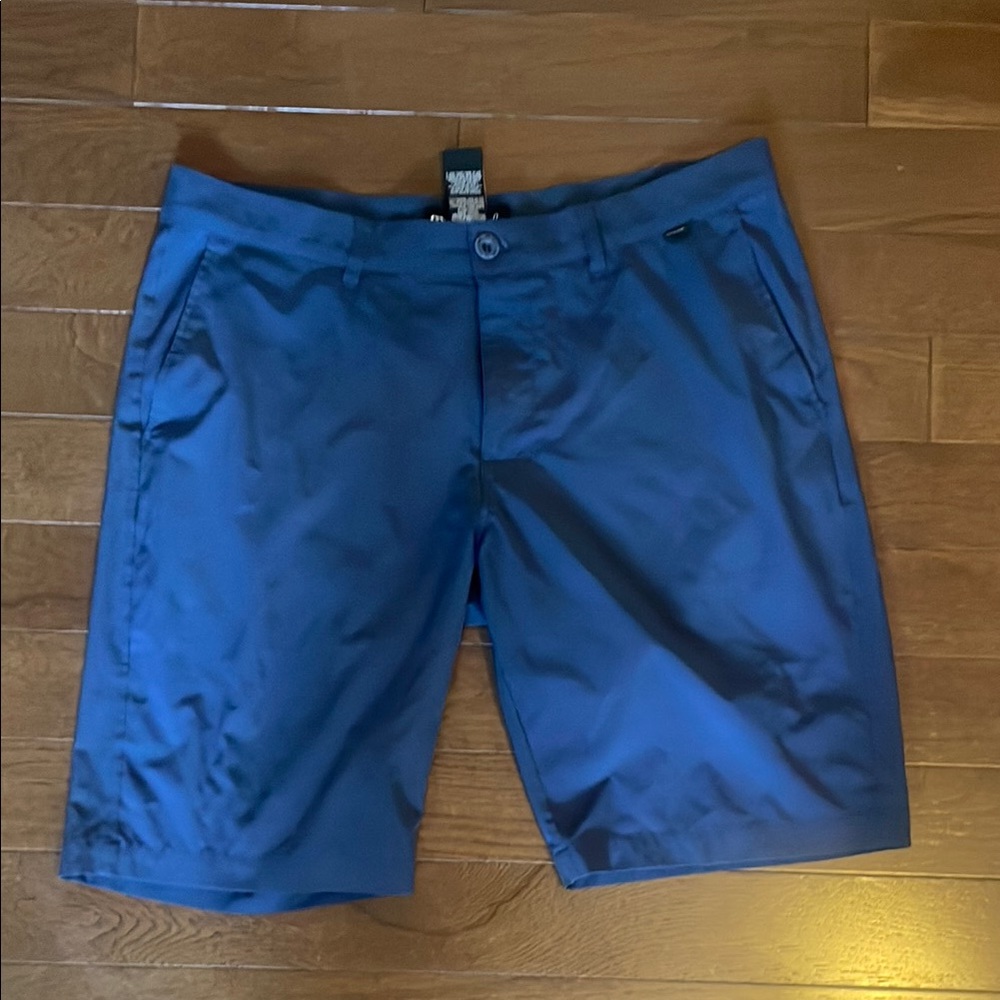Travis Mathew Blue Flat Front Shorts